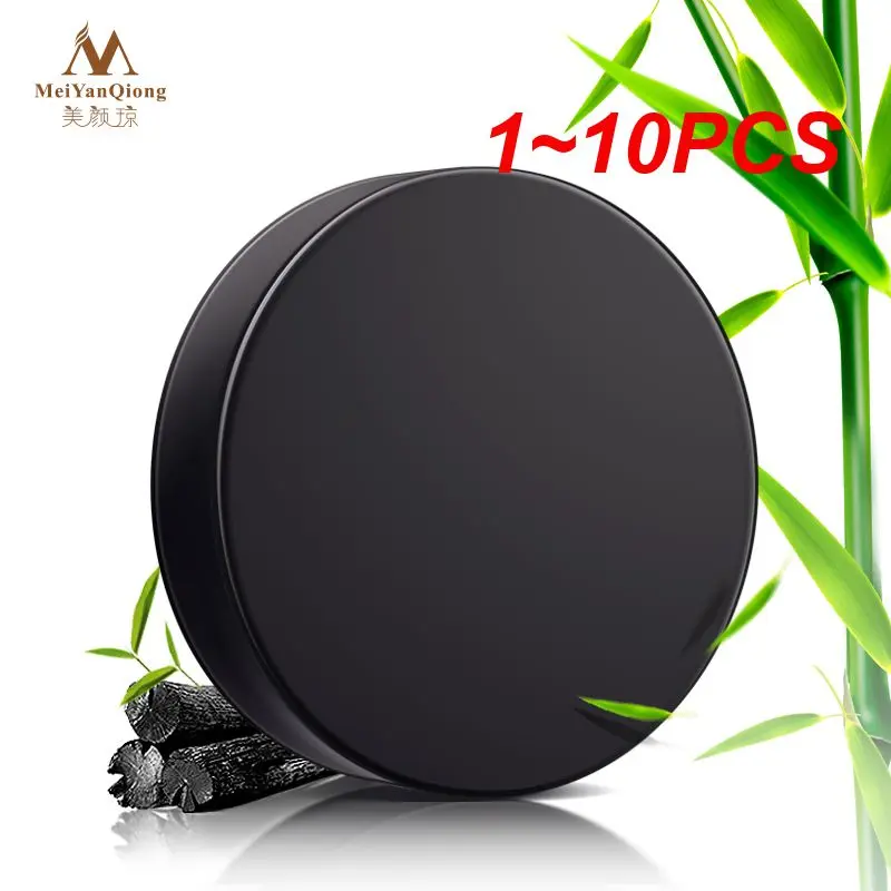 

1~10PCS Activated Charcoal Crystals Handmade Soap Face Skin Whitening Soap For Remove Blackhead Oil Control Washing a Face Soap