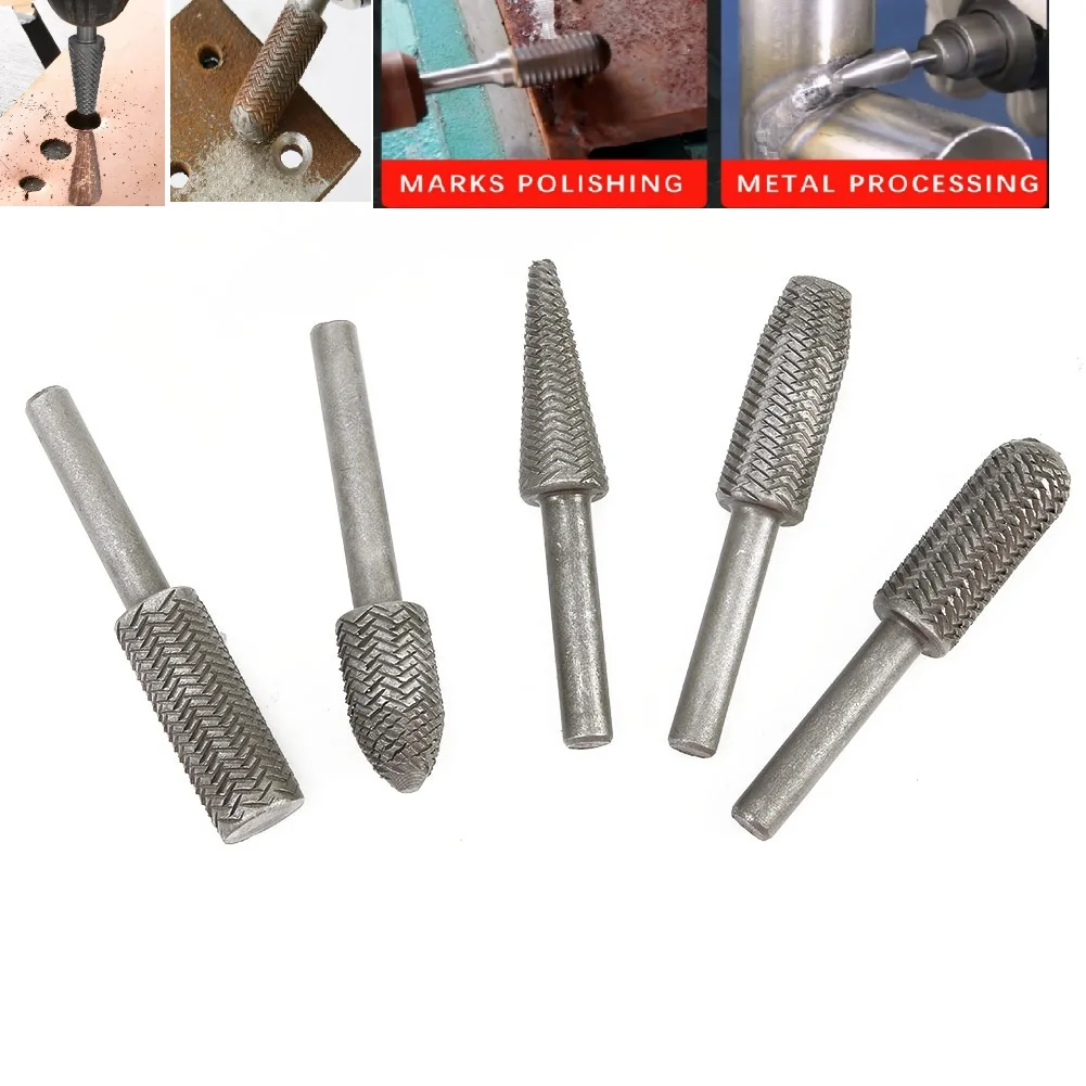 5PCs Metal Cutter Drill Bits Rotary Bits Rasp For Steel Grinding Carving 6mm Metal Cutter Drill Bits Rotary Bits Engraving
5PCs Metal Cutter Drill Bits Rotary Bits Rasp For Steel Grinding Carving 6mm Metal Cutter Drill Bits Rotary Bits Engraving