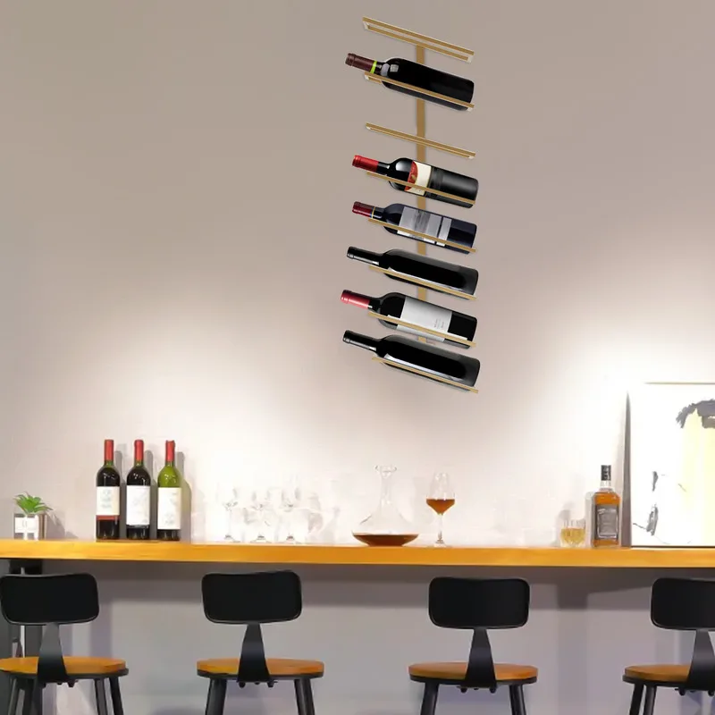 Wine Rack Holder Stand Bar Accessories Decoration Golden Display Rack Luxury Champagne Wall Stand
Wine Rack Holder Stand Bar Accessories Decoration Golden Display Rack Luxury Champagne Wall Stand