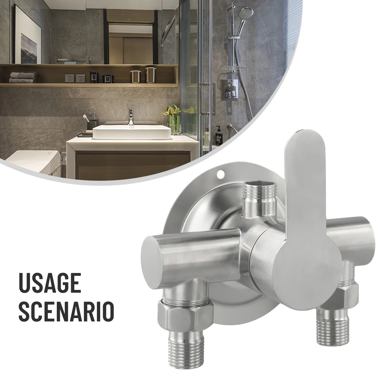 Stainless Steel Shower Faucet Hot And Cold Water Mixer Wall Mounted Metal Handle High Hardness Stainless Steel Material
Stainless Steel Shower Faucet Hot And Cold Water Mixer Wall Mounted Metal Handle High Hardness Stainless Steel Material