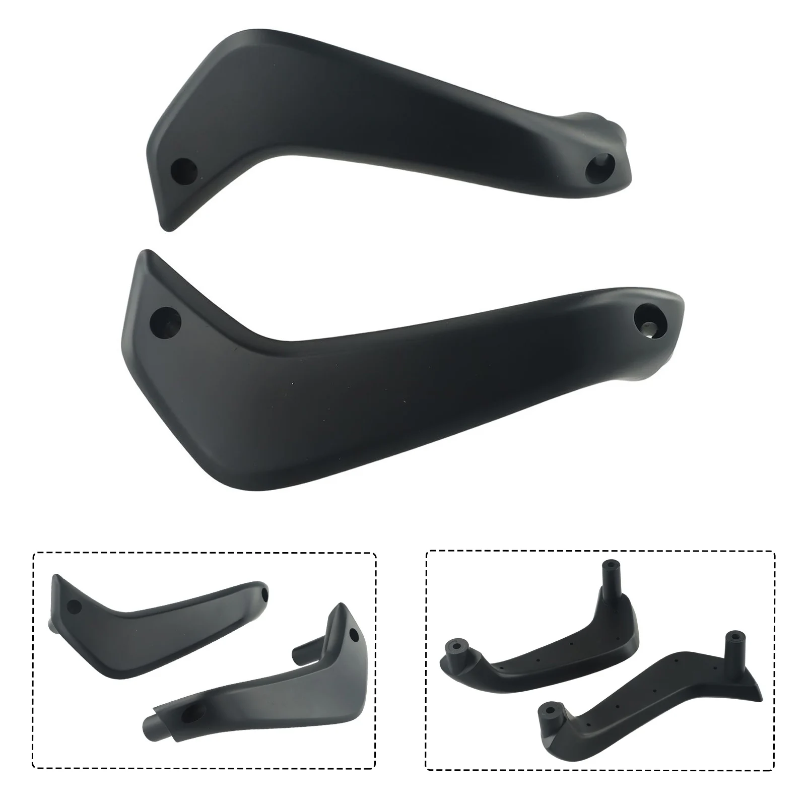 

Interior Door Pull Handle Plastic Replacement Black D2BB-A23942-CA35B8 D2BB-A23943-CA35B8 For Ford Fiesta 2011-2020