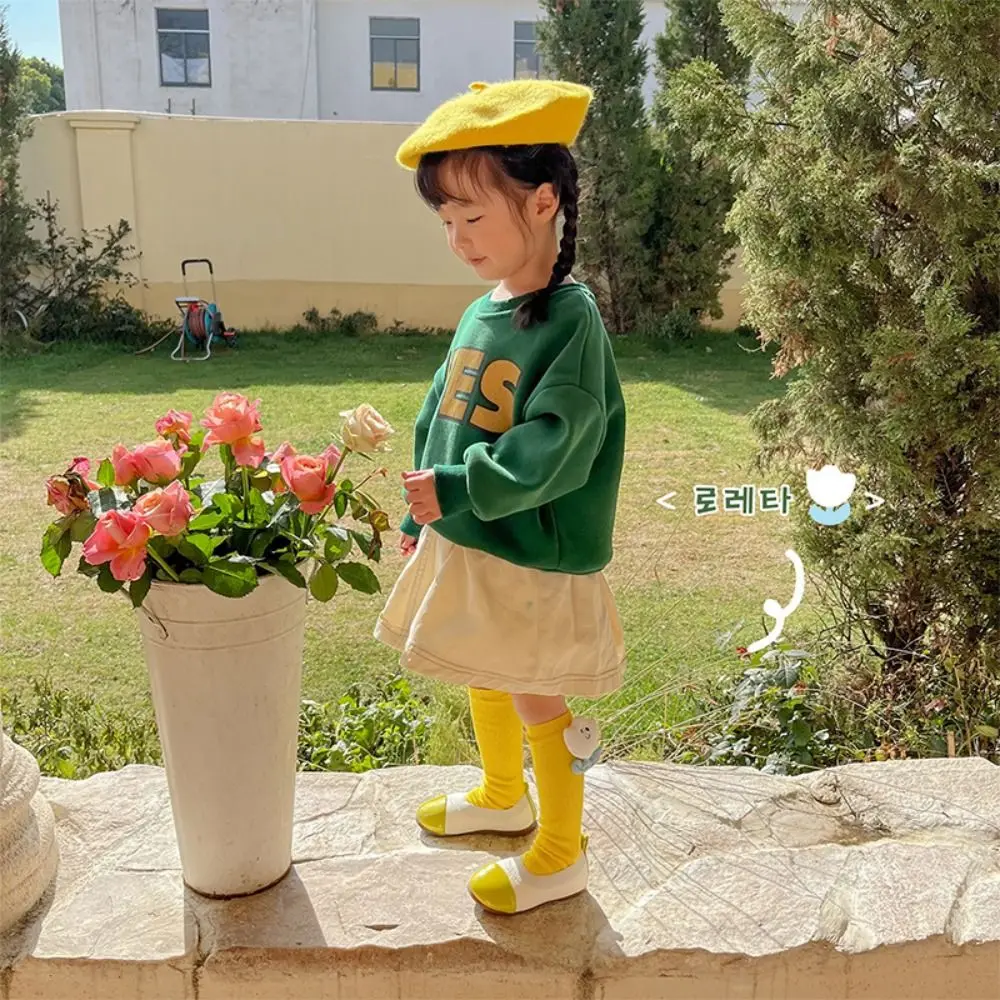 Comfortable Soft Flower Spring Tulip Solid Color Cotton Hosiery Pile Sock Girls Calf Socks Korean Style Stocking
Comfortable Soft Flower Spring Tulip Solid Color Cotton Hosiery Pile Sock Girls Calf Socks Korean Style Stocking