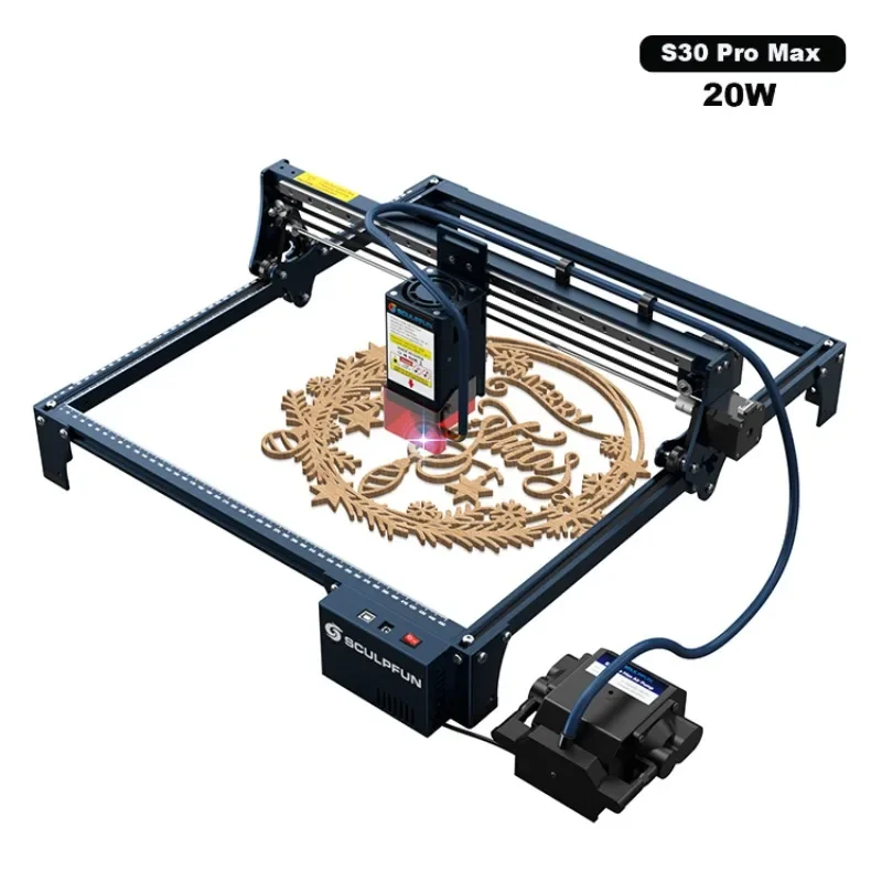 SCULPFUN S30 High Precision Laser Cut Mini Laser Engraving Machine for Wood Factory Price Laser Marking Machine
SCULPFUN S30 High Precision Laser Cut Mini Laser Engraving Machine for Wood Factory Price Laser Marking Machine