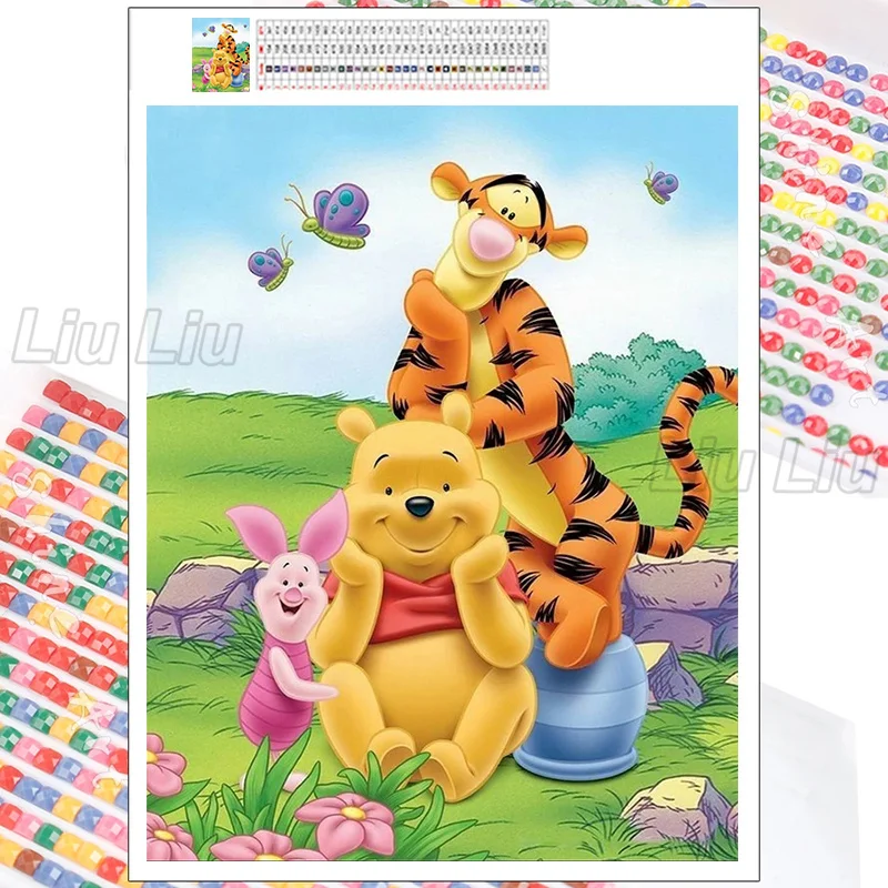 Disney Diamond Painting Cartoon Winnie The Pooh Cross Stitch Pattern 5D Diamond Embroidery Cartoon Home Decor
Disney Diamond Painting Cartoon Winnie The Pooh Cross Stitch Pattern 5D Diamond Embroidery Cartoon Home Decor