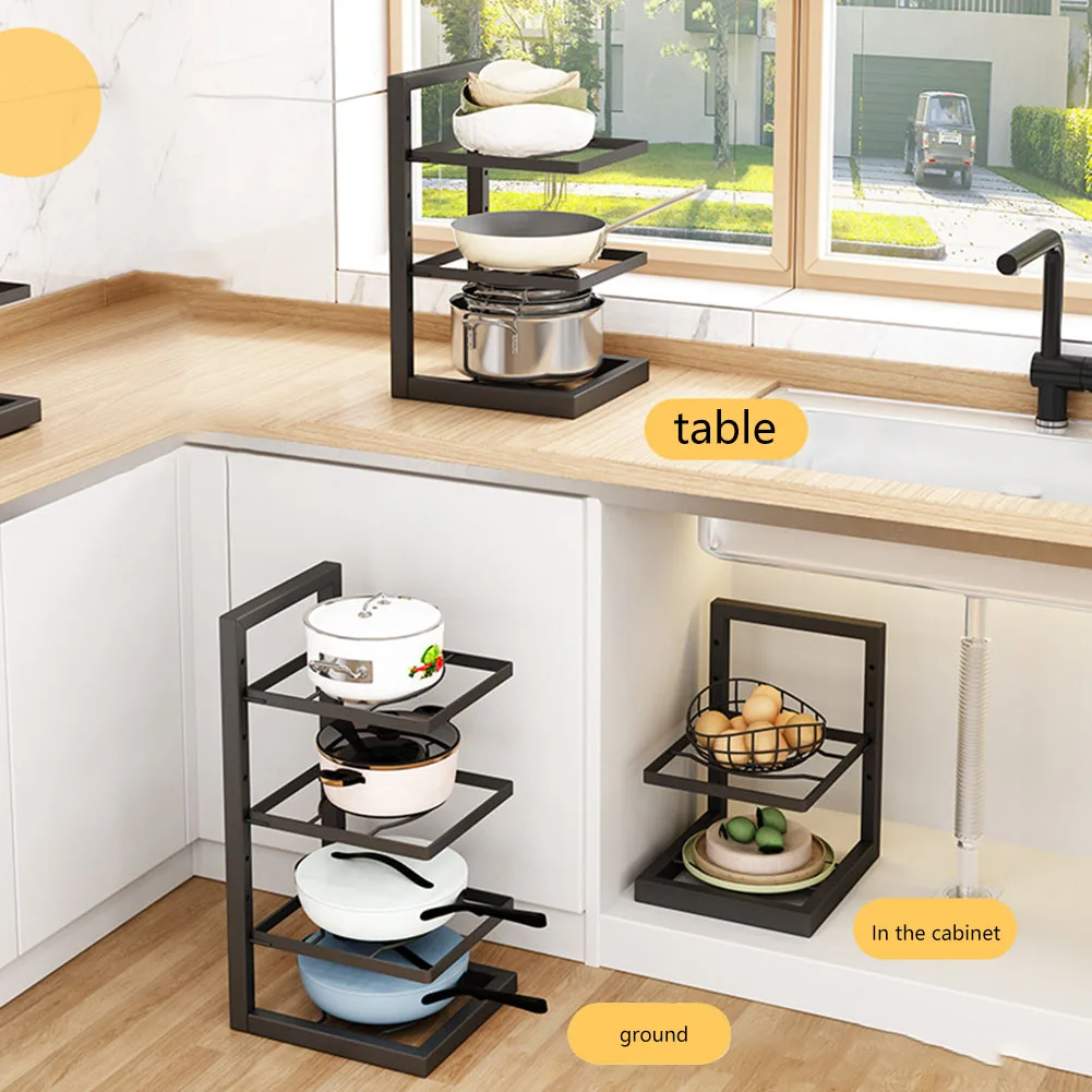 Pot Organizer Rack Under Cabinet Heavy Duty Pan Rack Under Sink Storage Tiers Storage Holders For Kitchen
Pot Organizer Rack Under Cabinet Heavy Duty Pan Rack Under Sink Storage Tiers Storage Holders For Kitchen
