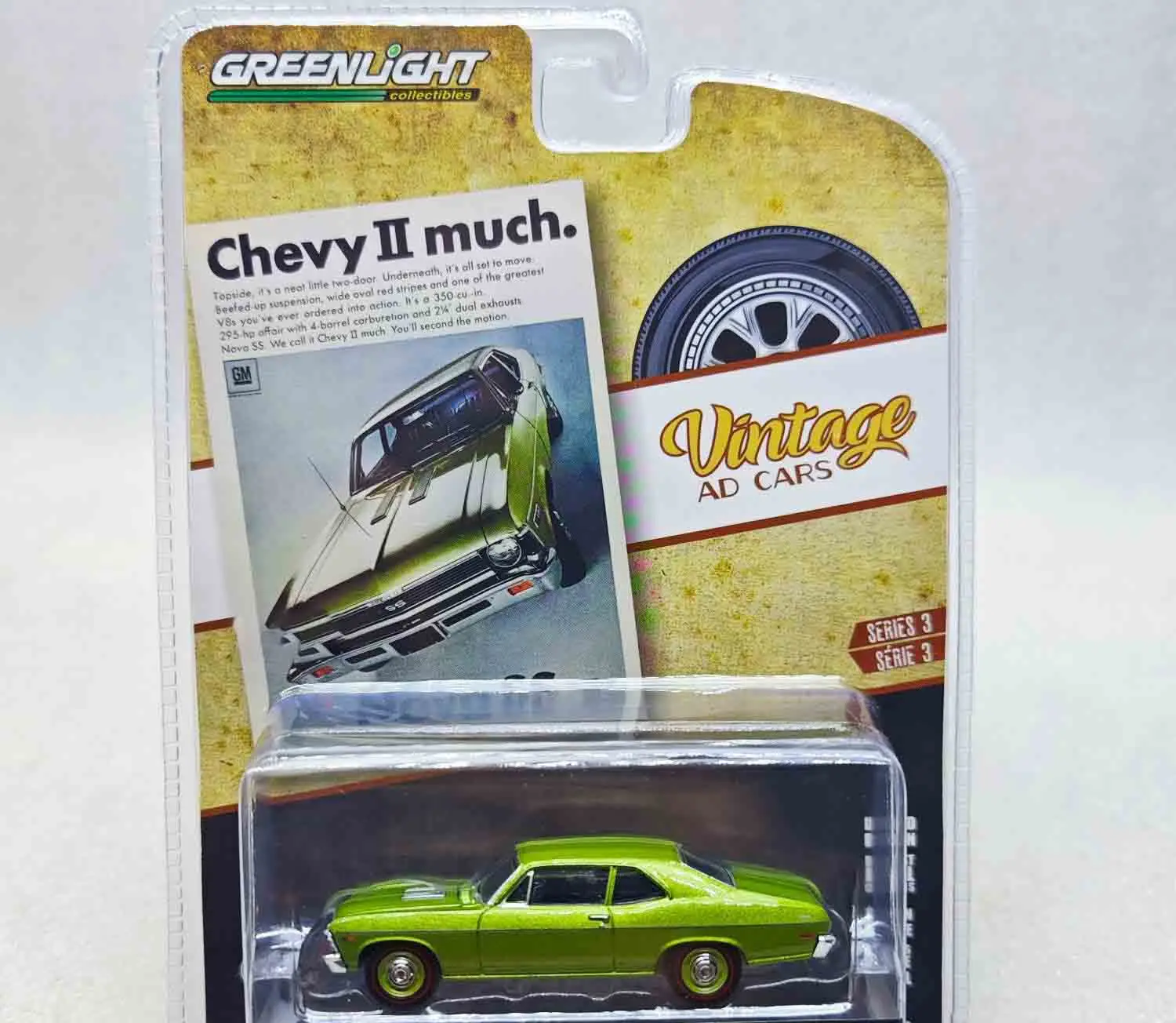 Greenlight 1:64 1968 NOVA SS green Ограниченная Коллекция литой модели автомобилей
Greenlight 1:64 1968 NOVA SS green Ограниченная Коллекция литой модели автомобилей