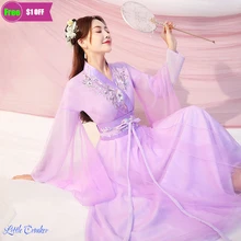 Women Chinese Hanfu Traditional Dancing Performance Outfit Costume Han Princess Clothing Oriental Tang Dynasty Fairy Dresses
Women Chinese Hanfu Traditional Dancing Performance Outfit Costume Han Princess Clothing Oriental Tang Dynasty Fairy Dresses