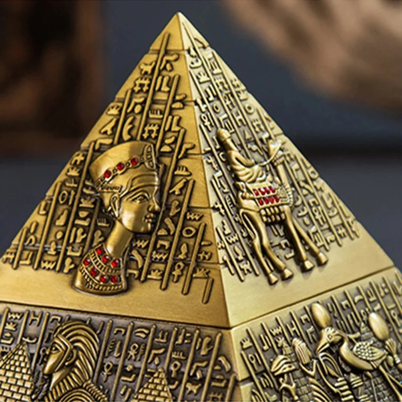 Egyptian Pharaoh Metal Ashtray Pyramid Ashtray Herb Ashtray Weed Ashtray Home Creative Furniture Decoration Smoking Accessories
Egyptian Pharaoh Metal Ashtray Pyramid Ashtray Herb Ashtray Weed Ashtray Home Creative Furniture Decoration Smoking Accessories