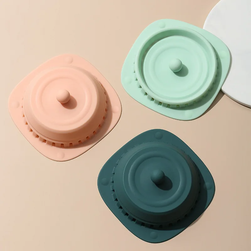 Floor Drain Deodorize Cover Washbasin Drain Hair Catcher Silicone Sink Drain Strainer Filter Deodorant Plug Bathroom Accessories
Floor Drain Deodorize Cover Washbasin Drain Hair Catcher Silicone Sink Drain Strainer Filter Deodorant Plug Bathroom Accessories