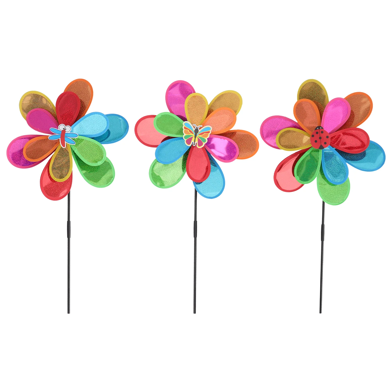 3 Pcs Double Flash Windmill Pinwheel Spinners Sunflower Wedding Decorations Colorful Outdoor
3 Pcs Double Flash Windmill Pinwheel Spinners Sunflower Wedding Decorations Colorful Outdoor