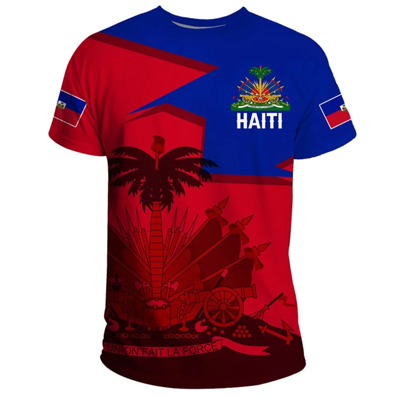 Summer New 3D Printing Caribbean Sea Haiti Flag T Shirt Men Fashion Cool Short Sleeves Women Hawaiian Y2k Tee Shirts Vintage Top
Summer New 3D Printing Caribbean Sea Haiti Flag T Shirt Men Fashion Cool Short Sleeves Women Hawaiian Y2k Tee Shirts Vintage Top