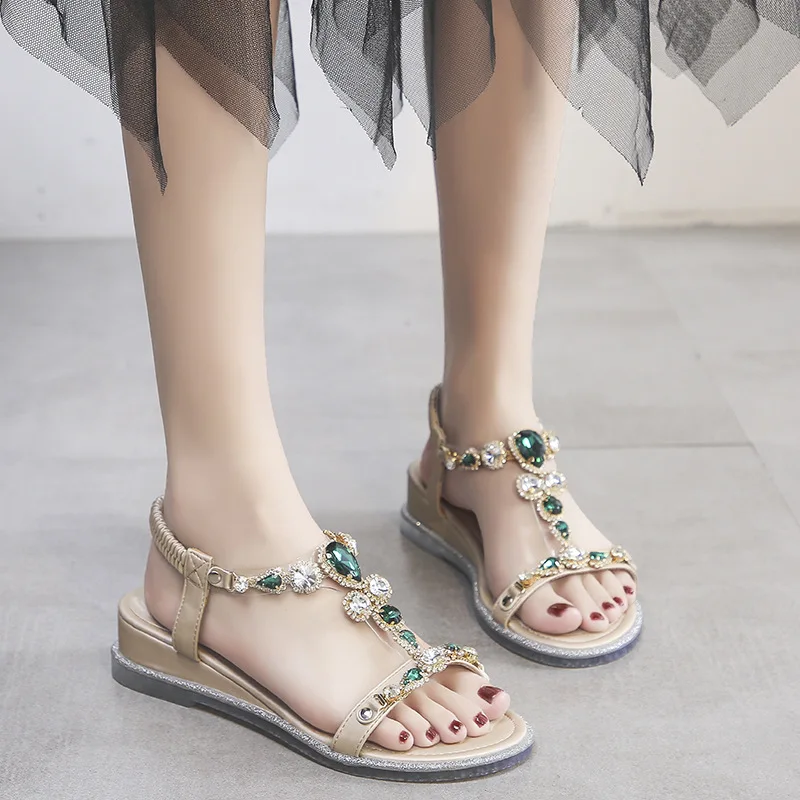 Women's Summer 2023 New Korean Edition Fairy Shoes Thick Sole Rhinestone Casual Sandals
Women's Summer 2023 New Korean Edition Fairy Shoes Thick Sole Rhinestone Casual Sandals