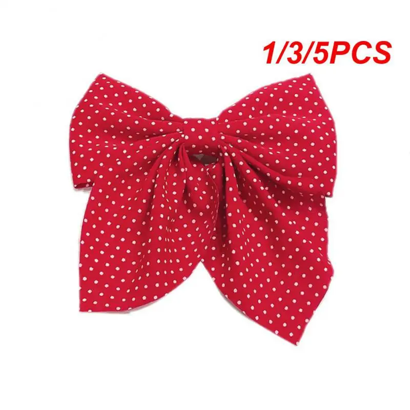 

1/3/5PCS Hairpin Ponytail Hairpin Super Fairy Headdress Handmade Kids Hairgrips Sequins Hair Bows Clips Headwear Wave Point Bow