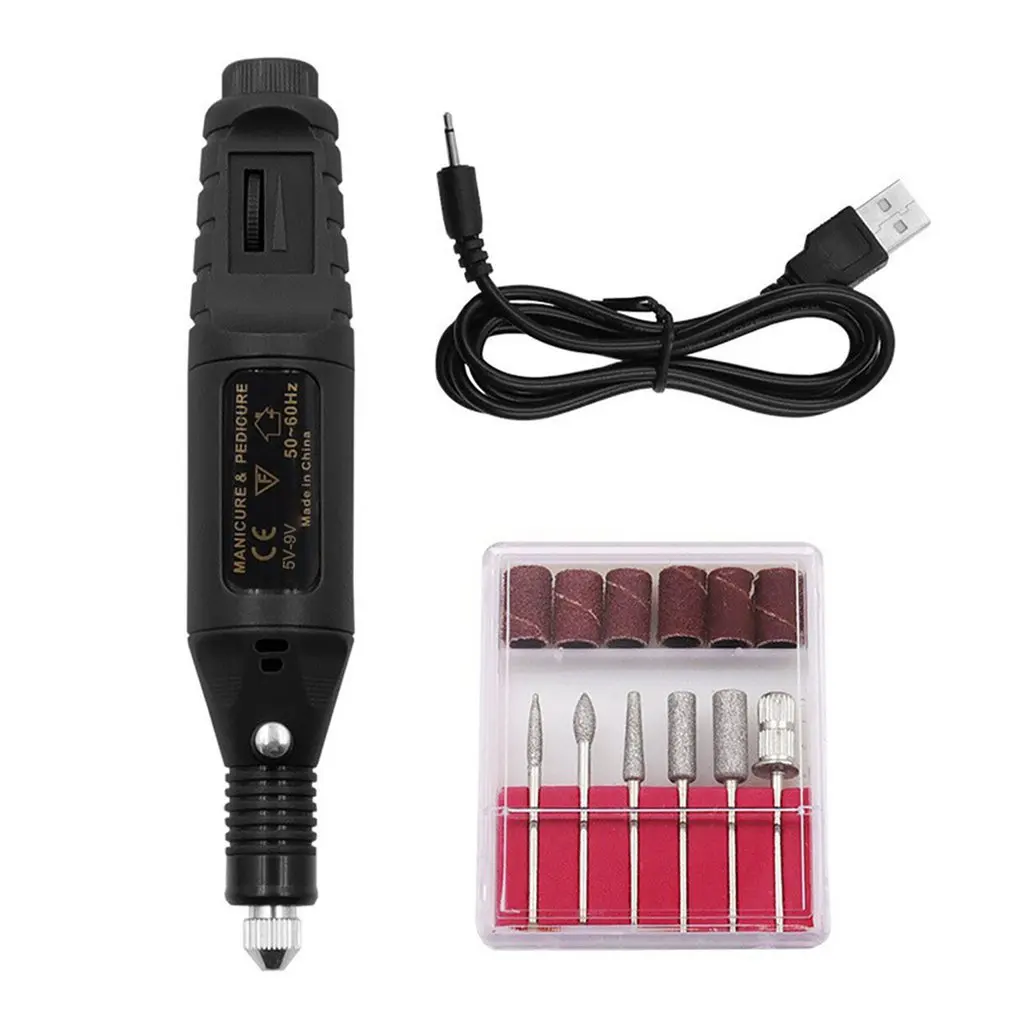 Mini Electric Nail Drill Kit Polish Manicure Machine USB Rechargeable Electric Pen Mini Electric Drill Grinding Nail Power Tools
Mini Electric Nail Drill Kit Polish Manicure Machine USB Rechargeable Electric Pen Mini Electric Drill Grinding Nail Power Tools