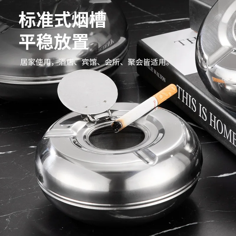 Stainless Steel Ashtray with Lid Detachable Outdoor Cigarettes Tray Holder for Home Bedroom Office Tabletop Decoration Gift
Stainless Steel Ashtray with Lid Detachable Outdoor Cigarettes Tray Holder for Home Bedroom Office Tabletop Decoration Gift