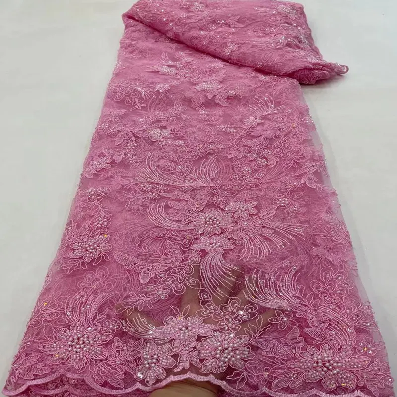 Luxury Lace For Nigerian Wedding and Paty High Quality Beads Tube Embroidery Lace Tulle Fabric TS1780
Luxury Lace For Nigerian Wedding and Paty High Quality Beads Tube Embroidery Lace Tulle Fabric TS1780
