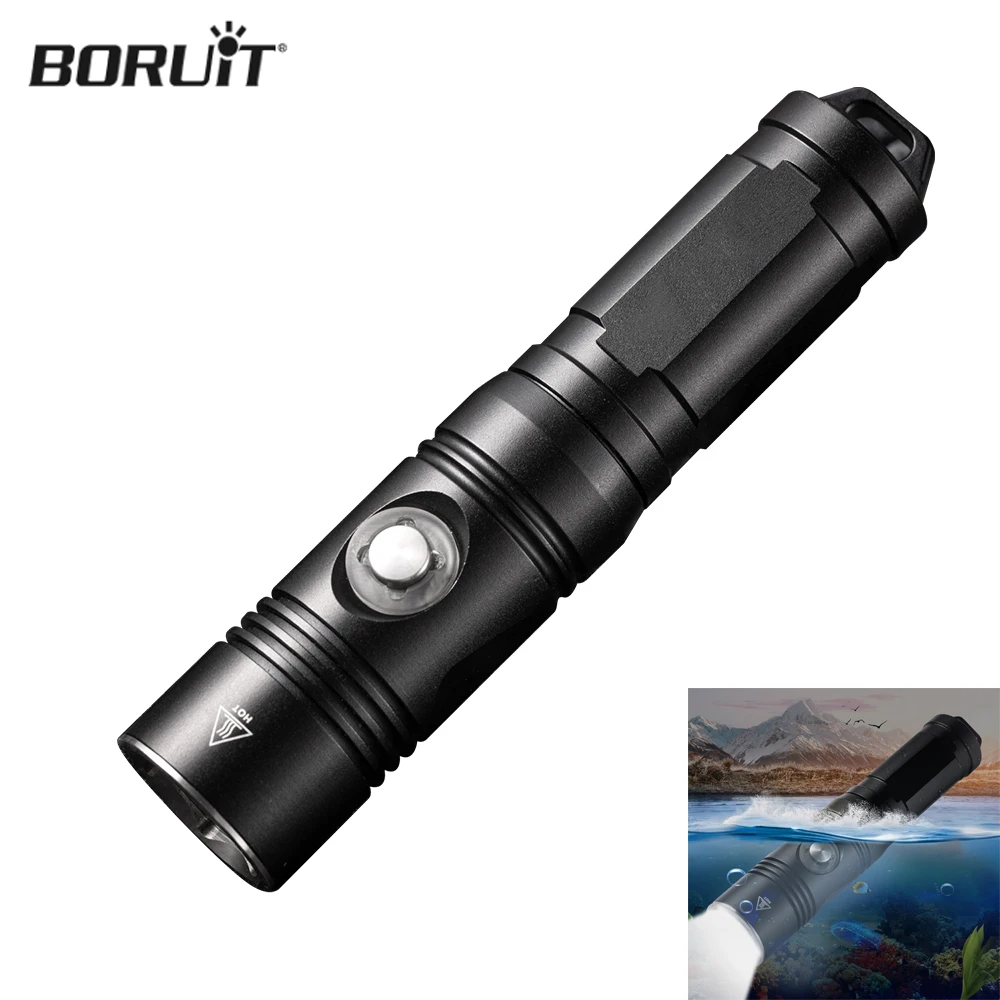 BORUiT 21700 лм, суперъяркий фонарик для дайвинга с аккумулятором, тактический фонарик для подводного кемпинга, телефон с ручной веревкой
BORUiT 21700 лм, суперъяркий фонарик для дайвинга с аккумулятором, тактический фонарик для подводного кемпинга, телефон с ручной веревкой
