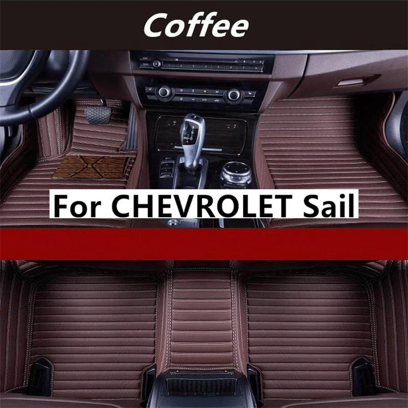 Transverse grain Custom Car Floor Mats For CHEVROLET Sail 2010-2016 Years Auto Carpets Foot Coche Accessories
Transverse grain Custom Car Floor Mats For CHEVROLET Sail 2010-2016 Years Auto Carpets Foot Coche Accessories