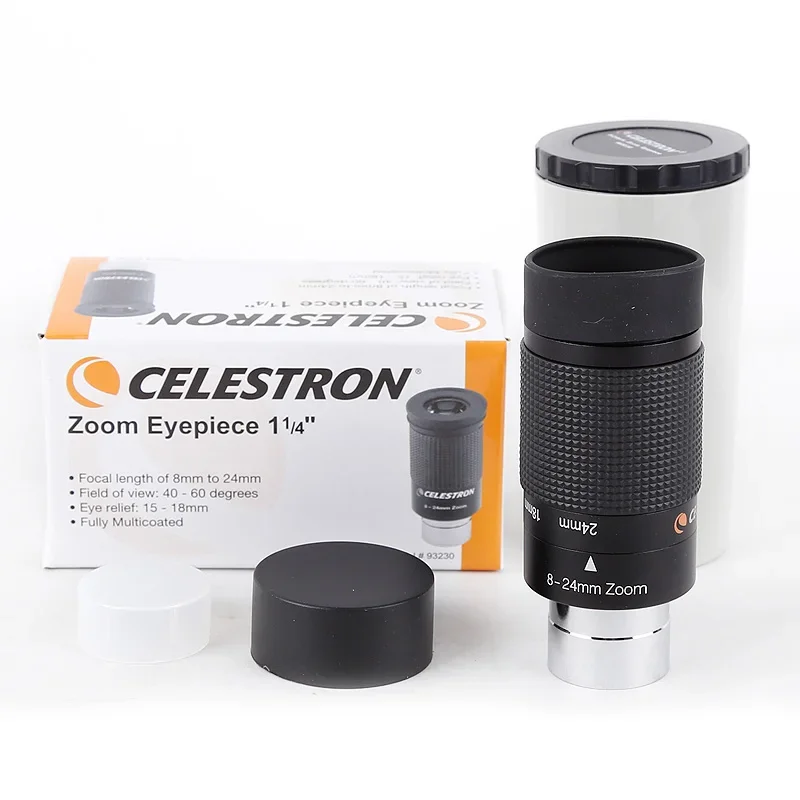 Celestron 8-24Mm Zoom 1.25 Inch Astronomische Telescoop Accessoire Oculair Professionele High-Definition Zoom Oculair
Celestron 8-24Mm Zoom 1.25 Inch Astronomische Telescoop Accessoire Oculair Professionele High-Definition Zoom Oculair