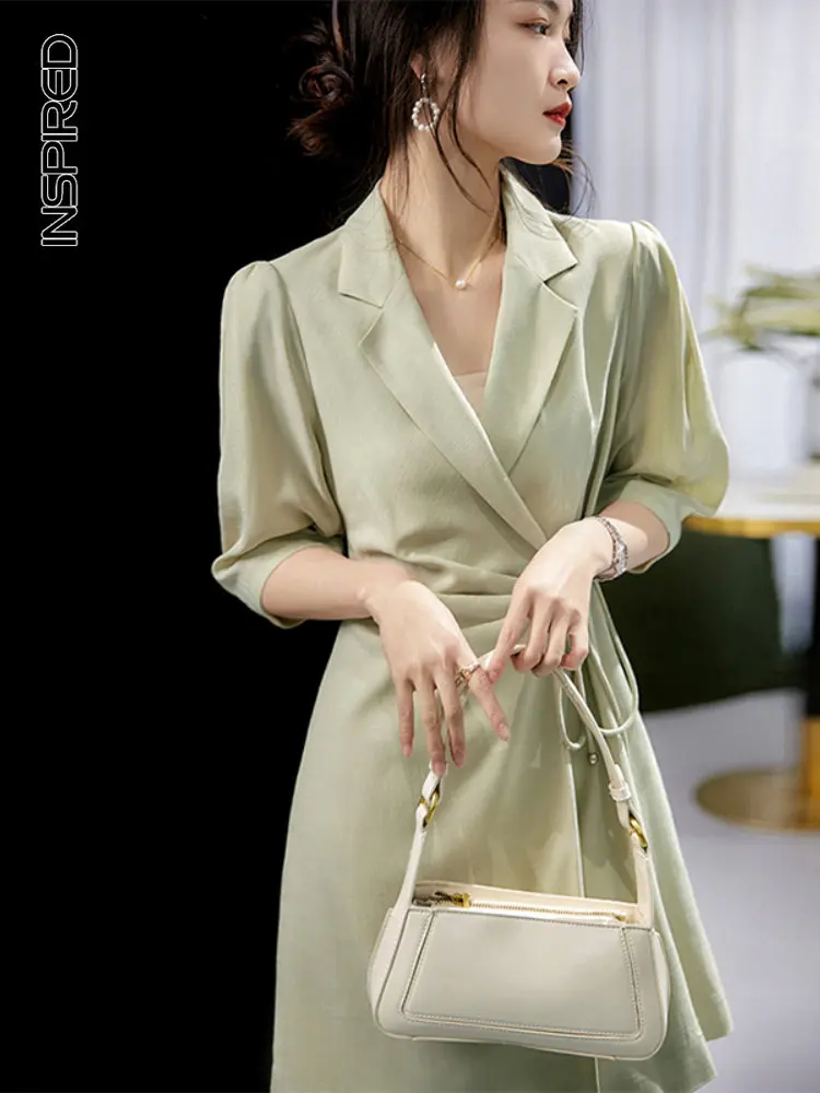 Women Elegant Commuter Suit Collar Dress 2023 Spring and Summer Solid Color Light Luxury Long-sleeved Dresses Women Office Dress
Women Elegant Commuter Suit Collar Dress 2023 Spring and Summer Solid Color Light Luxury Long-sleeved Dresses Women Office Dress