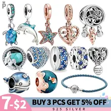 New Charms 925 Sterling Silver Summer Ocean Series Beads Dangle Blue Dropship Fit Original Quality Bracelets Jewelry Women Gift
New Charms 925 Sterling Silver Summer Ocean Series Beads Dangle Blue Dropship Fit Original Quality Bracelets Jewelry Women Gift