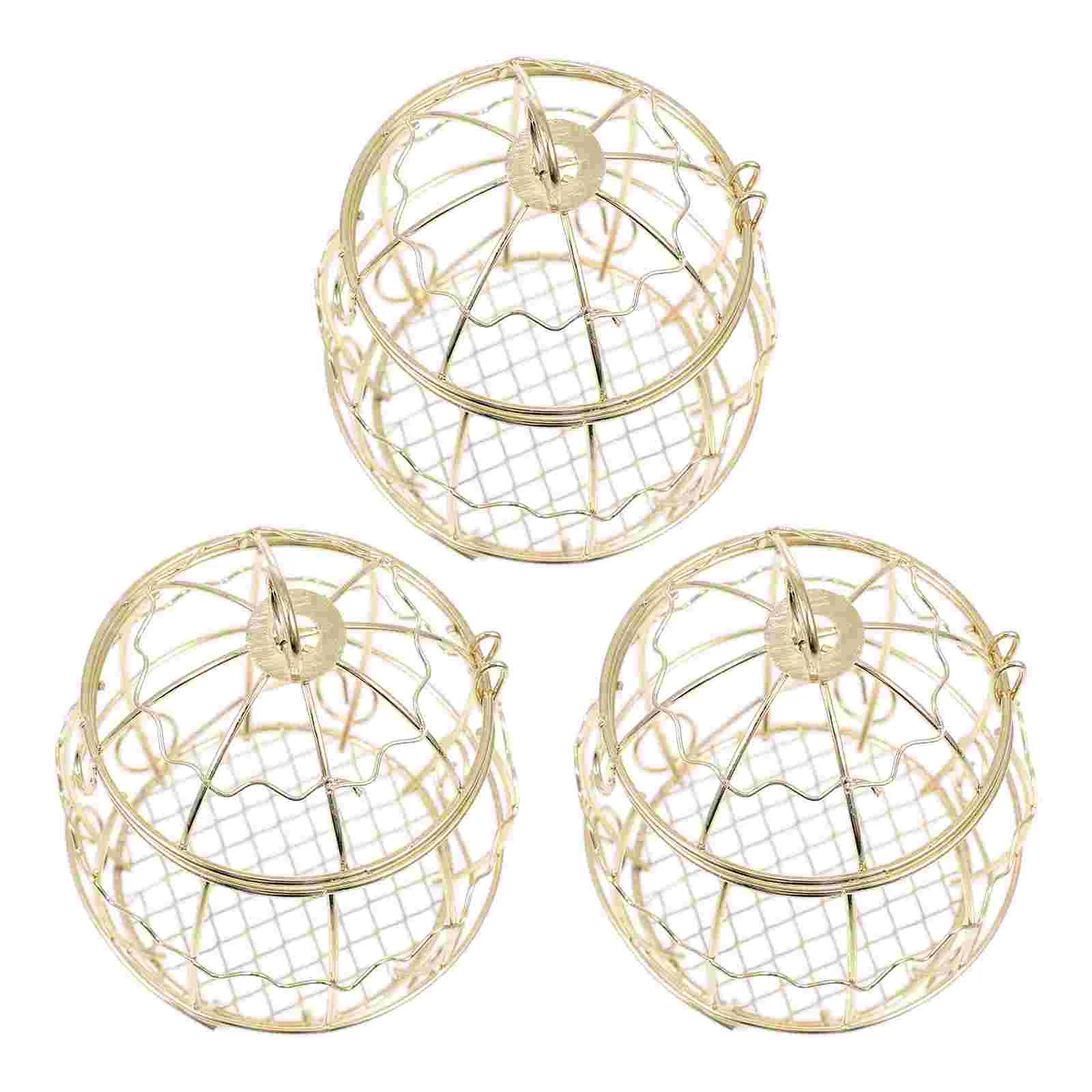 3 Pcs Hummingbird Feeder for outside Squirrel Cage Iron Wire Hanging Suet Holder
3 Pcs Hummingbird Feeder for outside Squirrel Cage Iron Wire Hanging Suet Holder