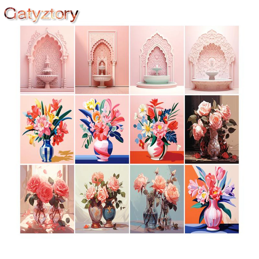 GATYZTORY Floral Oil Painting By Numbers Scenery DIY Kits For Adults Kits Picture Drawing Acrylic Paint Coloring By Number Home
GATYZTORY Floral Oil Painting By Numbers Scenery DIY Kits For Adults Kits Picture Drawing Acrylic Paint Coloring By Number Home