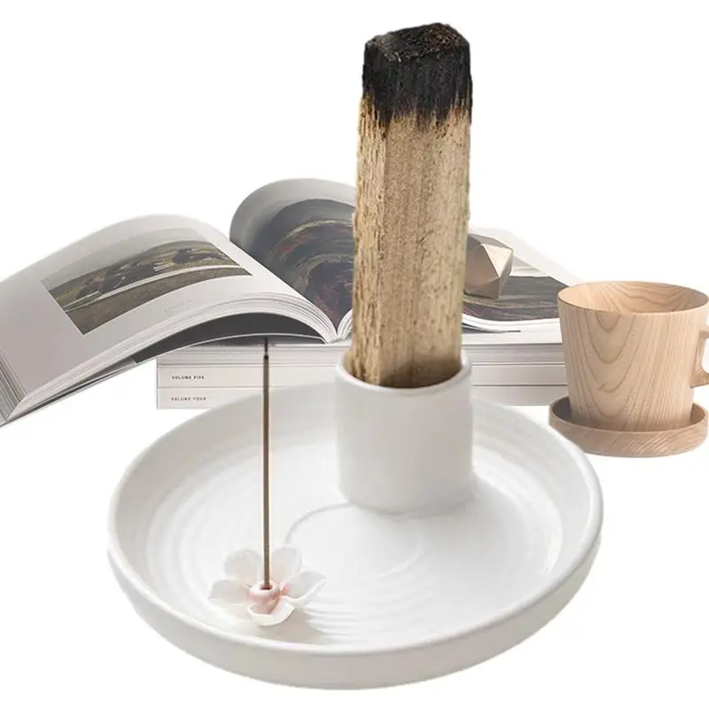 Sage Burner Ceramic Incense Burner Candle Holder with Handle Wedding Centerpieces for Tables Candlestick for Home Decoration
Sage Burner Ceramic Incense Burner Candle Holder with Handle Wedding Centerpieces for Tables Candlestick for Home Decoration