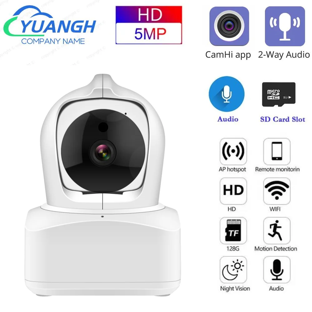 5MP CamHi Smart Home WIFI Camera Security Protection Two Ways Audio CCTV Indoor Wireless MINI Camera Support RJ45 Port
5MP CamHi Smart Home WIFI Camera Security Protection Two Ways Audio CCTV Indoor Wireless MINI Camera Support RJ45 Port