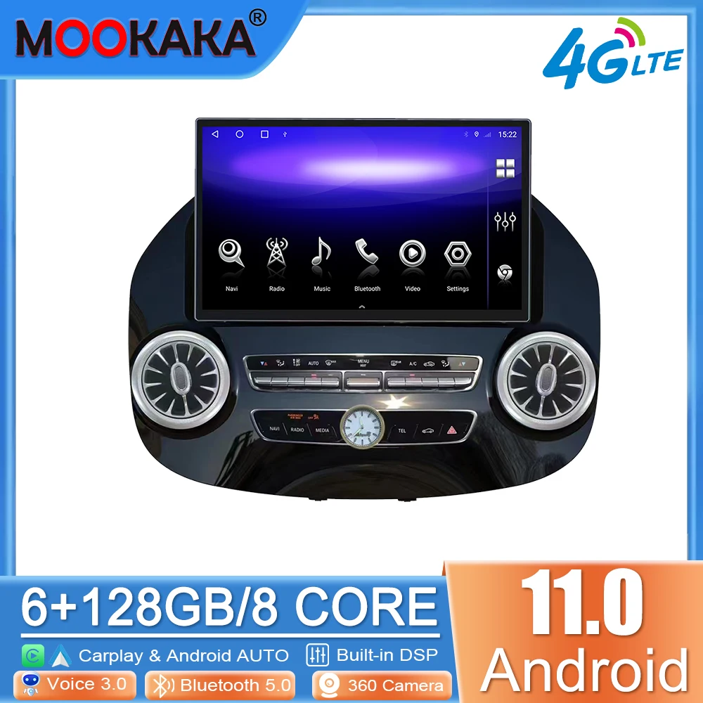 Car Radio 13.3 Inch Android 11 For Mercedes-Benz Vito 2015-2020 Multimedia Player GPS Navigation DSP Stereo Carplay Head Unit
Car Radio 13.3 Inch Android 11 For Mercedes-Benz Vito 2015-2020 Multimedia Player GPS Navigation DSP Stereo Carplay Head Unit