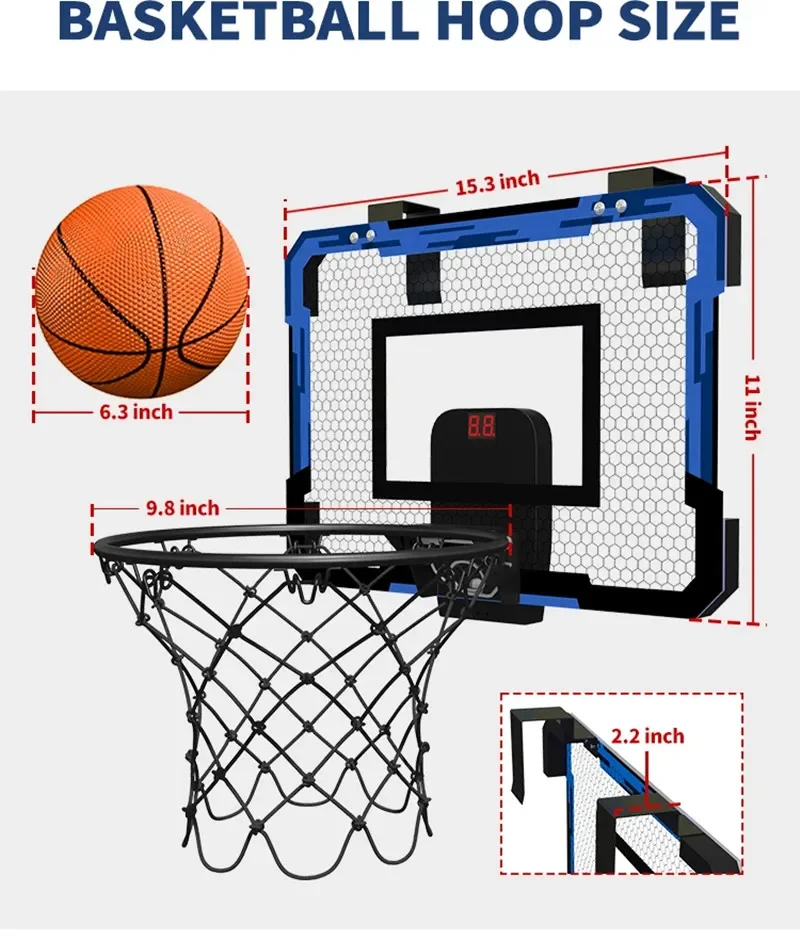Mini Basketball Hoop Set para Crianças, Exercício Doméstico, Wall Frame, Stand Basket, Pendurado Backboard, Esportes, Jogo Engraçado, Crianças Mini Basketball Hoop Set para Crianças, Exercício Doméstico, Wall Frame, Stand Basket, Pendurado Backboard, Esportes, Jogo Engraçado, Crianças