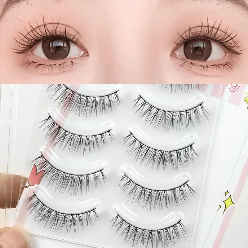 NEW Wholesale Mink Natural False Eyelashes 5pair Bushy Lashes Invisible Band Mink Lashes Reusable False Eyelashes Makeup
NEW Wholesale Mink Natural False Eyelashes 5pair Bushy Lashes Invisible Band Mink Lashes Reusable False Eyelashes Makeup