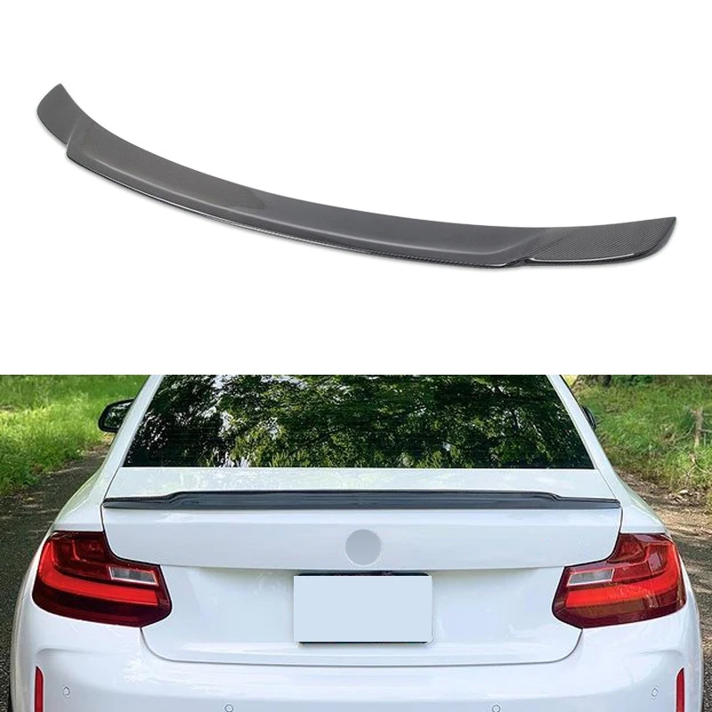1Pcs Real Carbon Fiber Car Rear Trunk Deck Spoiler Car Tail Wing For BMW 2 Series M2 F87 Car Accessories
1Pcs Real Carbon Fiber Car Rear Trunk Deck Spoiler Car Tail Wing For BMW 2 Series M2 F87 Car Accessories