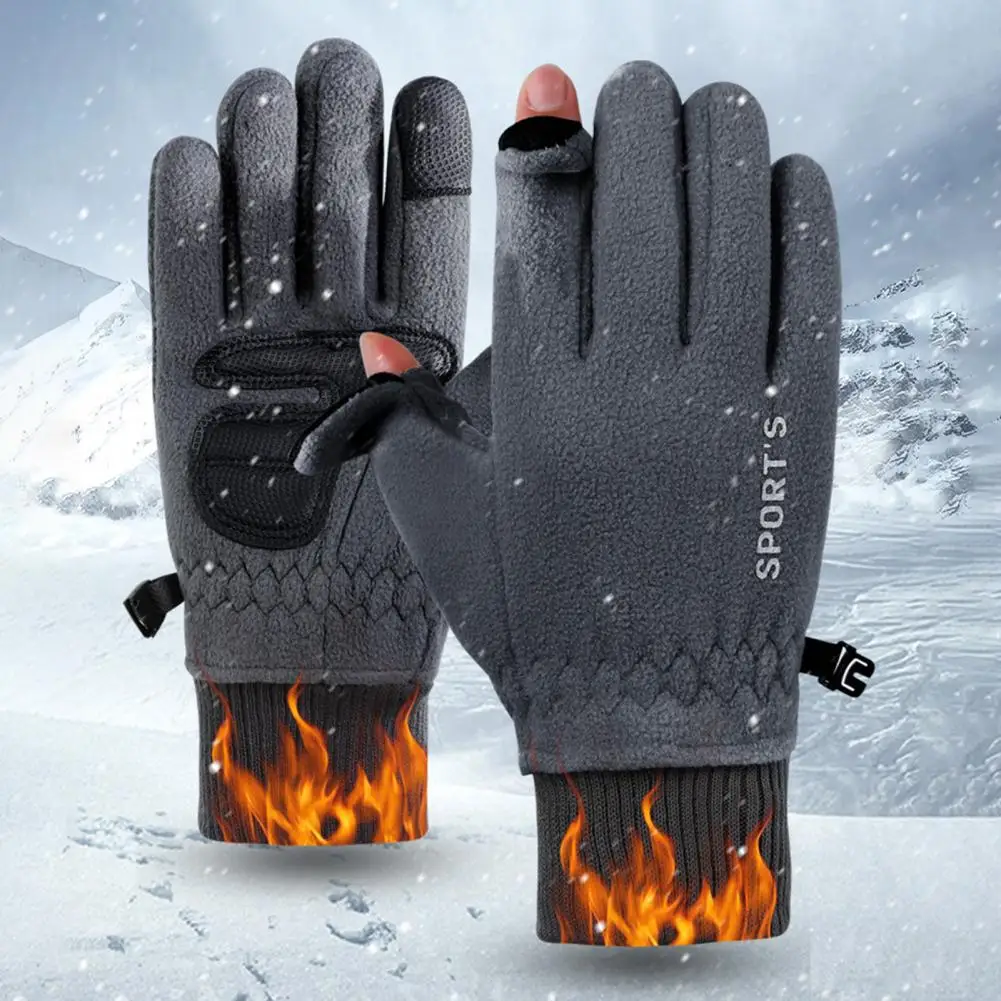 Finger-flip Gloves Winter Cycling Gloves Friction Palm Anti-slip Touch Screen Thick Warm Five Fingers Windproof Unisex Outdoor
Finger-flip Gloves Winter Cycling Gloves Friction Palm Anti-slip Touch Screen Thick Warm Five Fingers Windproof Unisex Outdoor