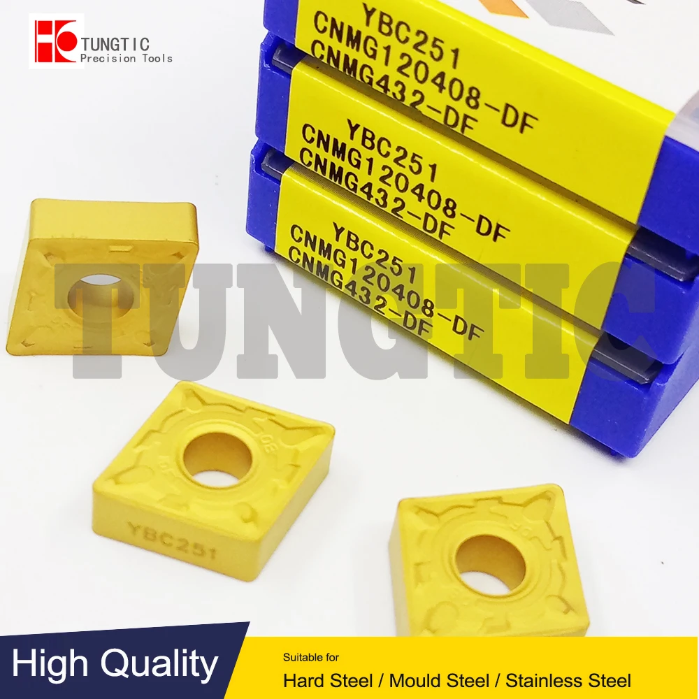 CNMG120408-DF YBC251 Milling Cutter CNC Tools Insert Lathe Machining Tools Lathe Cutting Tool Metal Turning Tools CNMG 120408
CNMG120408-DF YBC251 Milling Cutter CNC Tools Insert Lathe Machining Tools Lathe Cutting Tool Metal Turning Tools CNMG 120408