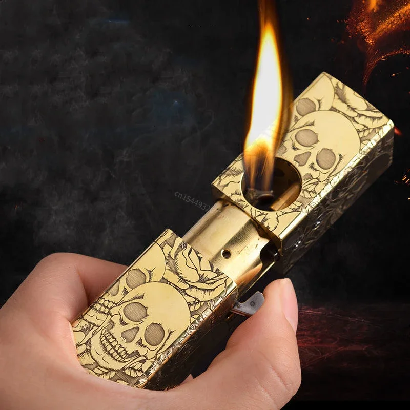 Personalized War Armor Handmade Pure Copper Kerosene Lighter 1918 Retro Series Catapult Ignition Lighter Collection Men's Gift
Personalized War Armor Handmade Pure Copper Kerosene Lighter 1918 Retro Series Catapult Ignition Lighter Collection Men's Gift