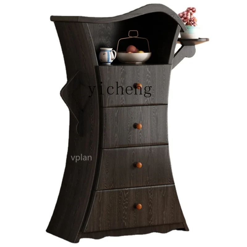 ZC Solid Wood Four-Bucket Cabinet Mid-Ancient Side Cabinet Fork Waist Robot Entrance Cabinet Living Room Bedroom Locker
ZC Solid Wood Four-Bucket Cabinet Mid-Ancient Side Cabinet Fork Waist Robot Entrance Cabinet Living Room Bedroom Locker