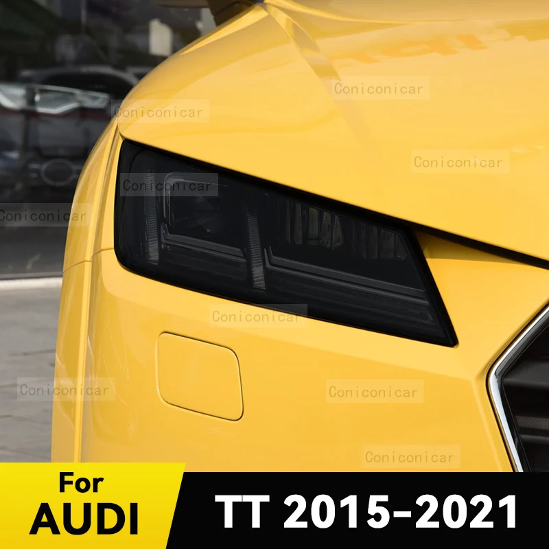 Car Headlights Protective Film Front Headlamp Cover Smoked Black TPU Film Accessories Sticker For Audi TT 2015-2021 2020 2019
Car Headlights Protective Film Front Headlamp Cover Smoked Black TPU Film Accessories Sticker For Audi TT 2015-2021 2020 2019