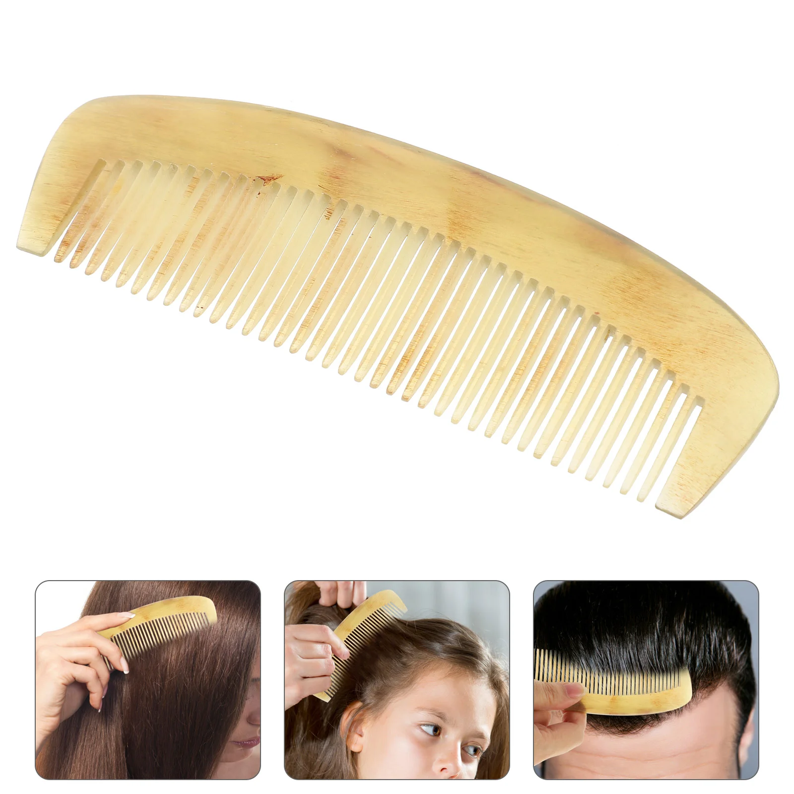 Hair Comb Natural Ox Horn Comb Detangling Hair Comb For Hair& Beard Anti Static Pocket Comb ( Random Color)
Hair Comb Natural Ox Horn Comb Detangling Hair Comb For Hair& Beard Anti Static Pocket Comb ( Random Color)