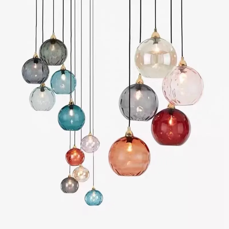Smoke Gray Amber Blue Green Pink Red Stained Glass Pendant Lamps for Kitchen Island Bar Water Striple Glass Sconces LED E27
Smoke Gray Amber Blue Green Pink Red Stained Glass Pendant Lamps for Kitchen Island Bar Water Striple Glass Sconces LED E27