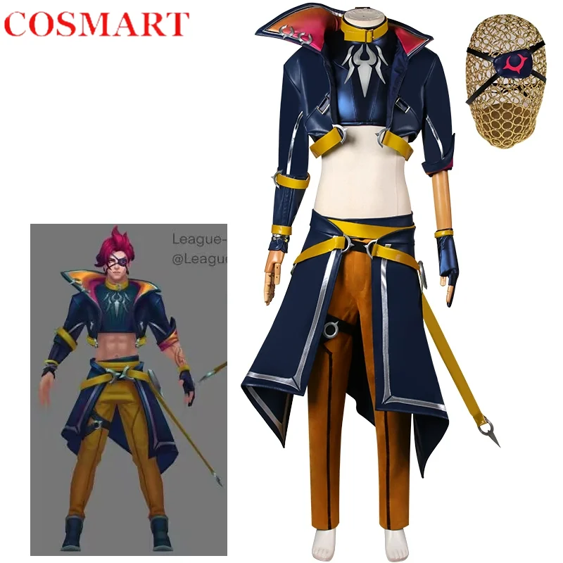 COSMART Lol Kayn косплей костюм косплей игры искусственная Униформа Hallowen ролевая одежда новый полный комплект
COSMART Lol Kayn косплей костюм косплей игры искусственная Униформа Hallowen ролевая одежда новый полный комплект
