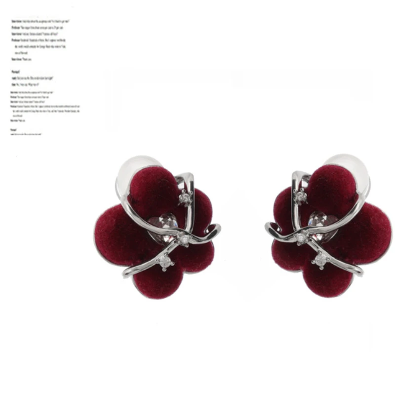 Warm winter day! Original design flocking series earrings, red high-end, niche earrings, earrings
Warm winter day! Original design flocking series earrings, red high-end, niche earrings, earrings