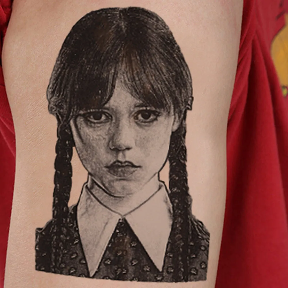 Movie Wednesday Addams Wednesday Cosplay Tattoo Stickers Movie Art Sticker For Women Girls Role Play
Movie Wednesday Addams Wednesday Cosplay Tattoo Stickers Movie Art Sticker For Women Girls Role Play