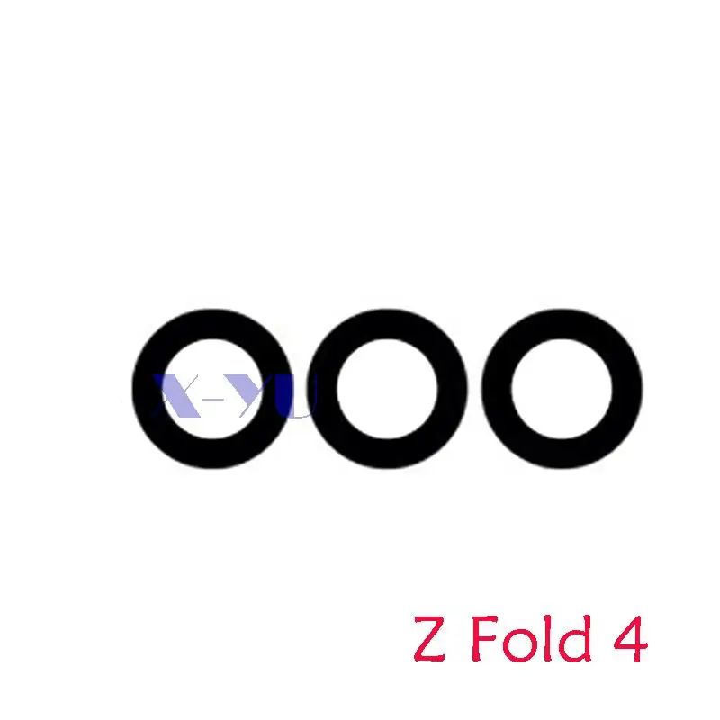 

10 шт. для Samsung Galaxy Z Fold 1 2 3 4 5 Z Fold2 Fold3 Fold4 Fold5 5G задняя камера объектив стеклянная крышка с клейкой наклейкой