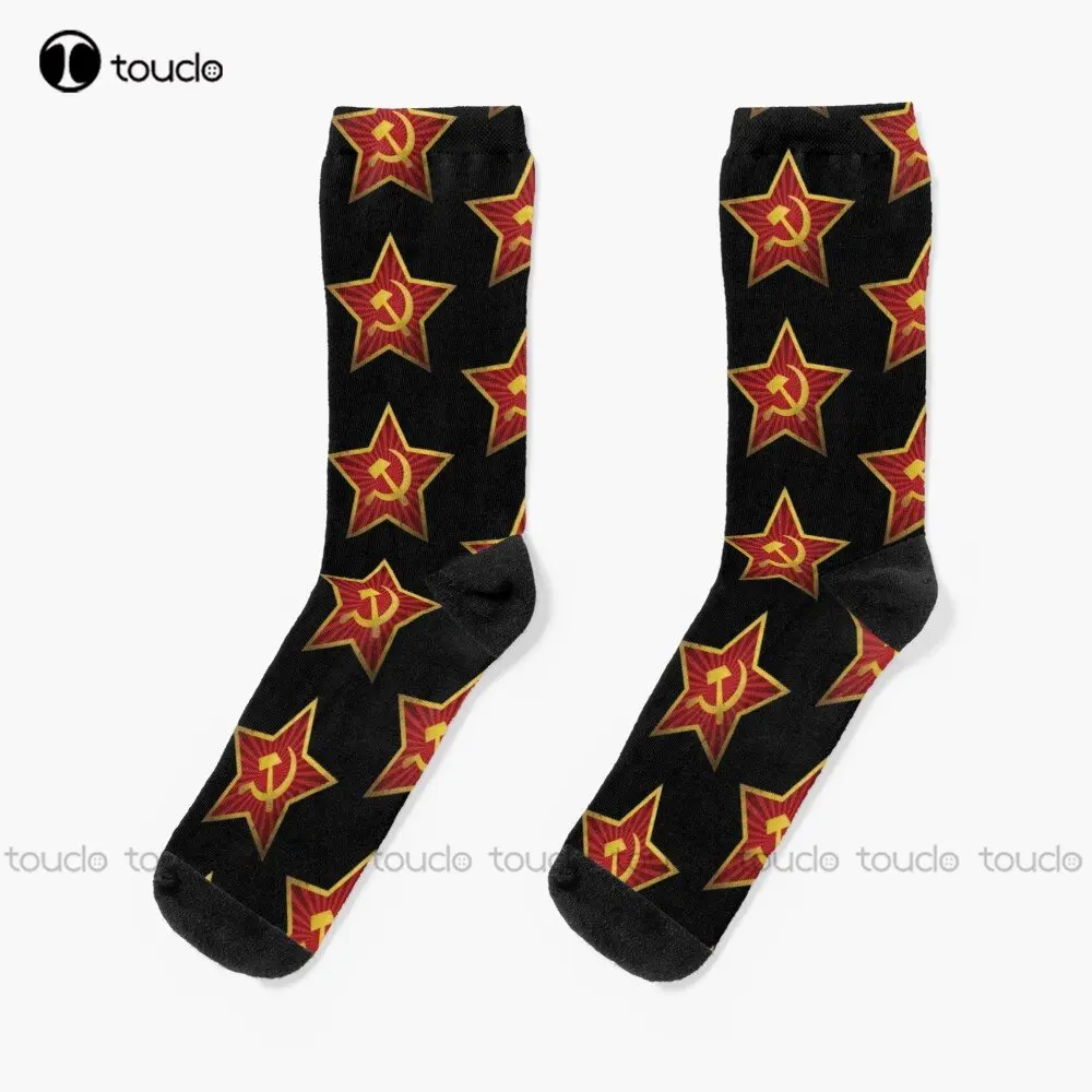Soviet Red Star Insignia Distressed Socks Workout Socks Men 360° Digital Print Christmas Gift Street Skateboard Socks Colorful
Soviet Red Star Insignia Distressed Socks Workout Socks Men 360° Digital Print Christmas Gift Street Skateboard Socks Colorful
