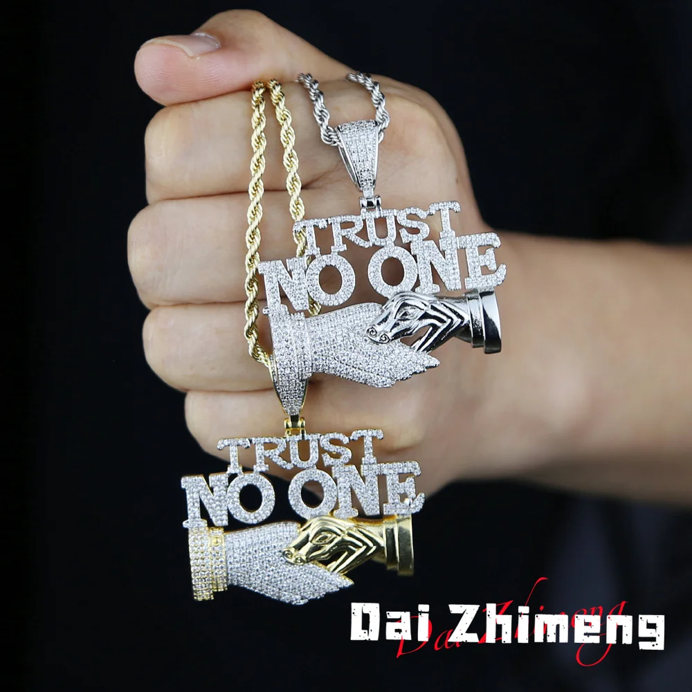 DZM Ins New Hip Hop TRUST NO ONE Letter Pendant European and American Fashion Men's Necklace
DZM Ins New Hip Hop TRUST NO ONE Letter Pendant European and American Fashion Men's Necklace