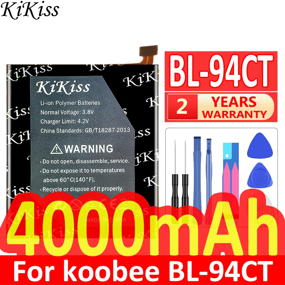 

3600mAh/4000mAh KiKiss Powerful Battery For koobee BL-94CT BL94CT BL-97CT BL97CT BL-93CT BL93CT K300 K400