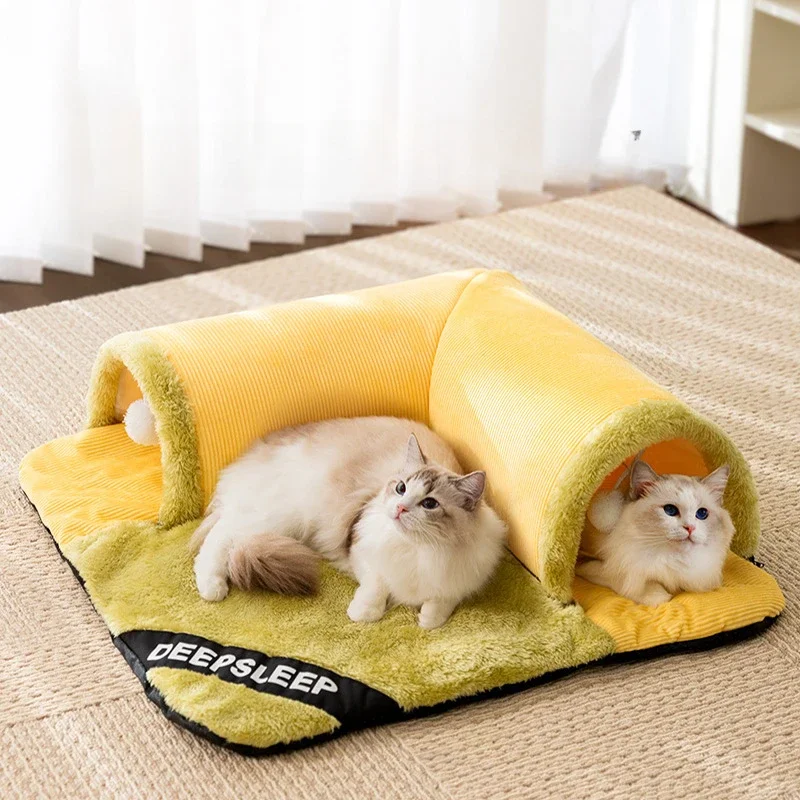 Cat Nest Autumn and Winter Warm Fun Play and Sleep Integrated Cat Tunnel Nest Cat Hole Four Seasons Universal Winter Dog Nest
Cat Nest Autumn and Winter Warm Fun Play and Sleep Integrated Cat Tunnel Nest Cat Hole Four Seasons Universal Winter Dog Nest