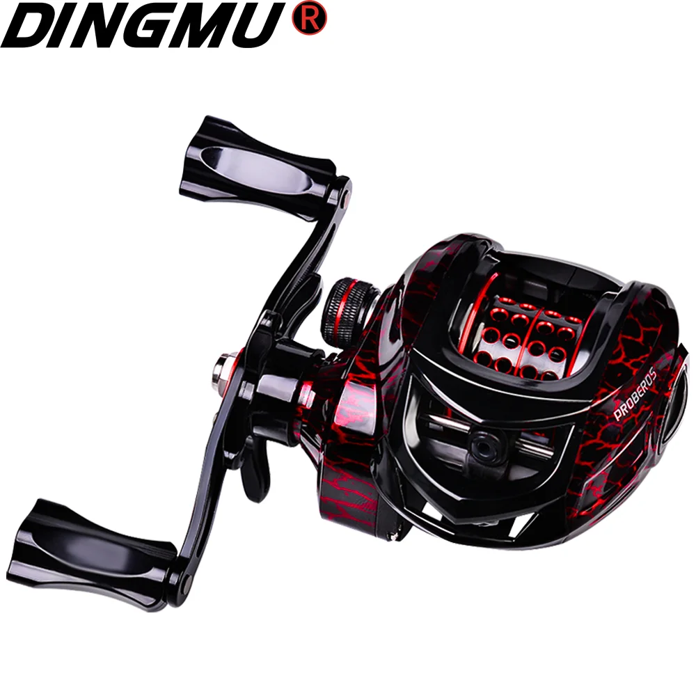 PROBEROS Baitcasting Reel 7.2:1High Speed Fishing Reel 10KG Max Drag Aluminum Spool Reel Carbon Shell Lightweight Wheel Pesca
PROBEROS Baitcasting Reel 7.2:1High Speed Fishing Reel 10KG Max Drag Aluminum Spool Reel Carbon Shell Lightweight Wheel Pesca