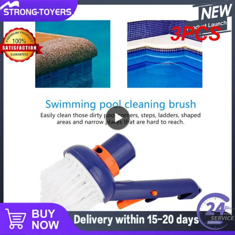 3PCS Corner Vacuum Brush Tools Outdoor Portable Swimming Pool Step Cleaning Brush Home Multifunctional Practical Cleaner
3PCS Corner Vacuum Brush Tools Outdoor Portable Swimming Pool Step Cleaning Brush Home Multifunctional Practical Cleaner